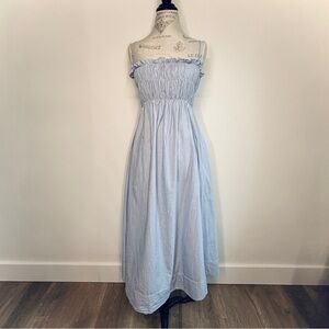 Forever 21 100% Cotton Light Blue spaghetti strap Dress